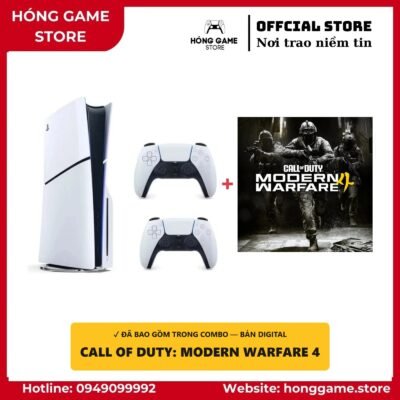 COMBO PS5 Slim Ổ đĩa (máy cũ) + Call of Duty: Modern Warfare 4
