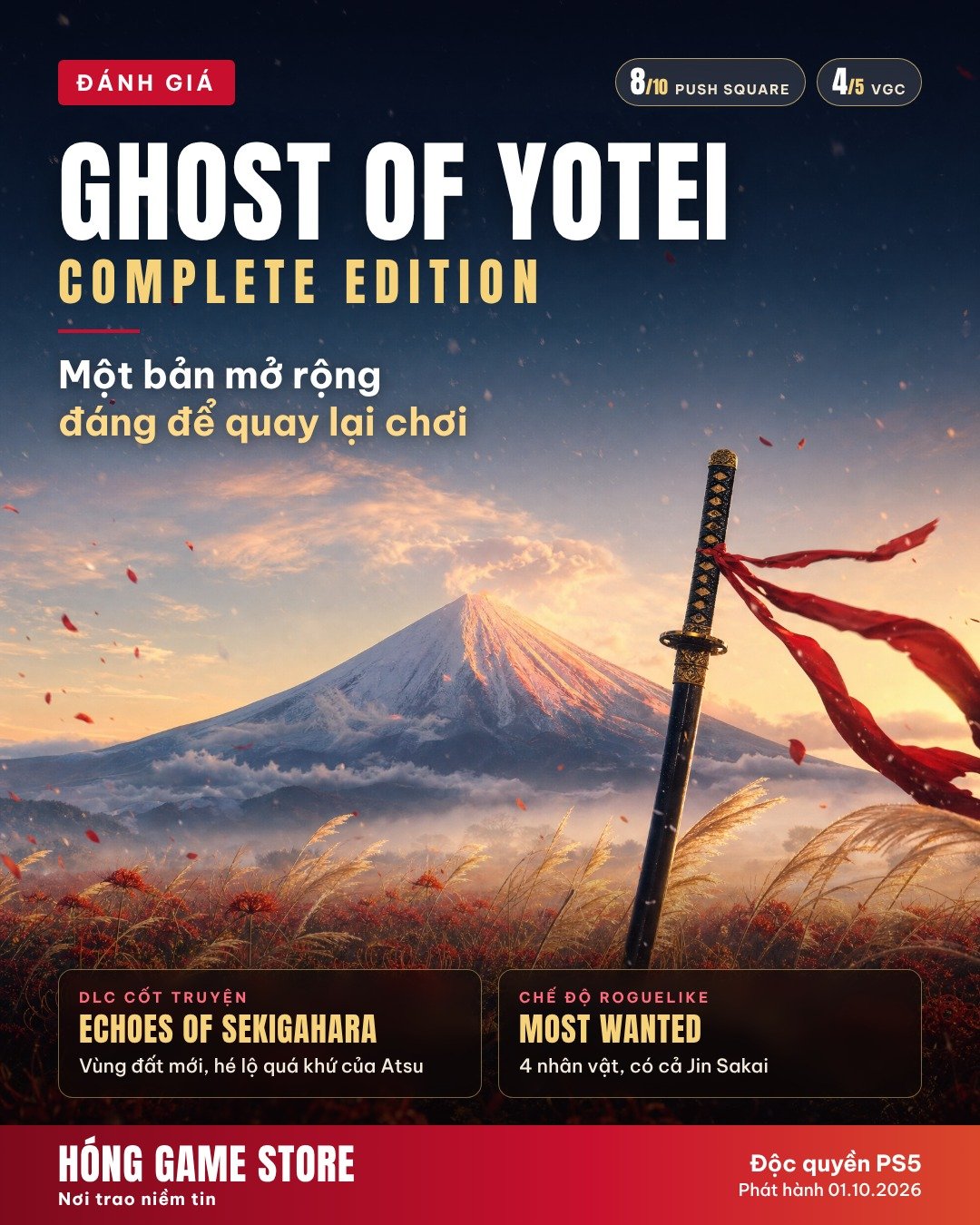 Đánh giá Ghost of Yōtei Complete Edition - Hóng Game Store