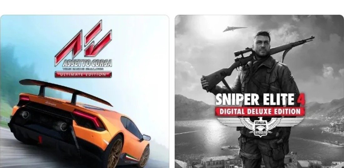 Combo 14 game Assetto Corsa, Call of Duty, Need for Speed, Sniper Elite