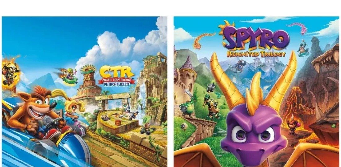 Combo Crash Team Racing Nitro-Fueled và Spyro Game Bundle