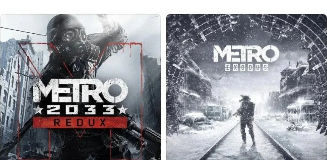 Combo Metro 2033 Redux, Metro Last Light Redux, Metro Exodus Gold Edition và Borderlands Game of the Year