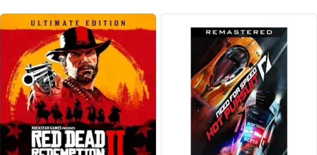 Combo Red Dead Redemption 2 Ultimate Edition và Need for Speed Hot Pursuit Remastered