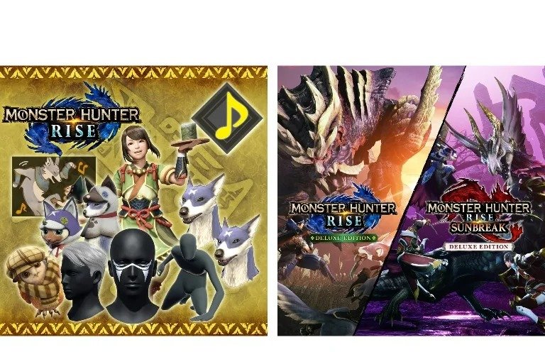 Combo Monster Hunter Rise và Sunbreak Deluxe tại Hóng Game Store
