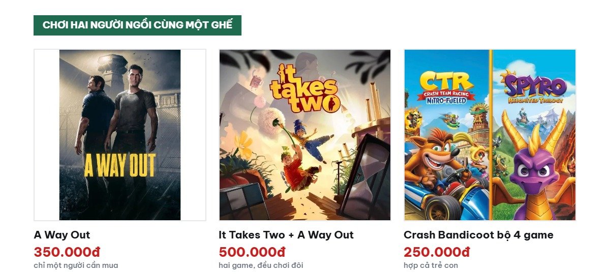 Game PS4 chơi hai người: A Way Out, It Takes Two, Crash Bandicoot