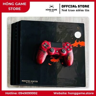 Máy PS4 Pro Limited Edition Monster Hunter: World – Hóng Game Store