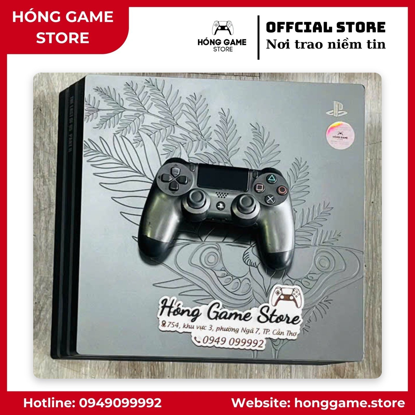 Máy PS4 Pro Limited Edition The Last of Us Part II bản xám – Hóng Game Store