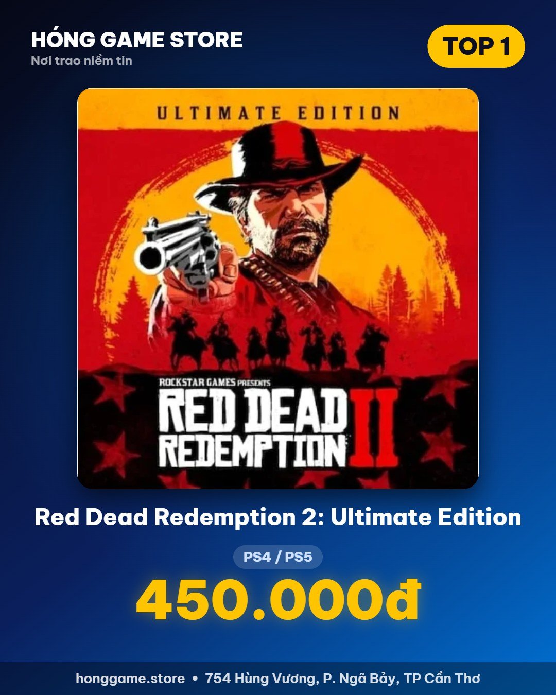 Red Dead Redemption 2 Ultimate Edition PS4 PS5 giá 450.000đ