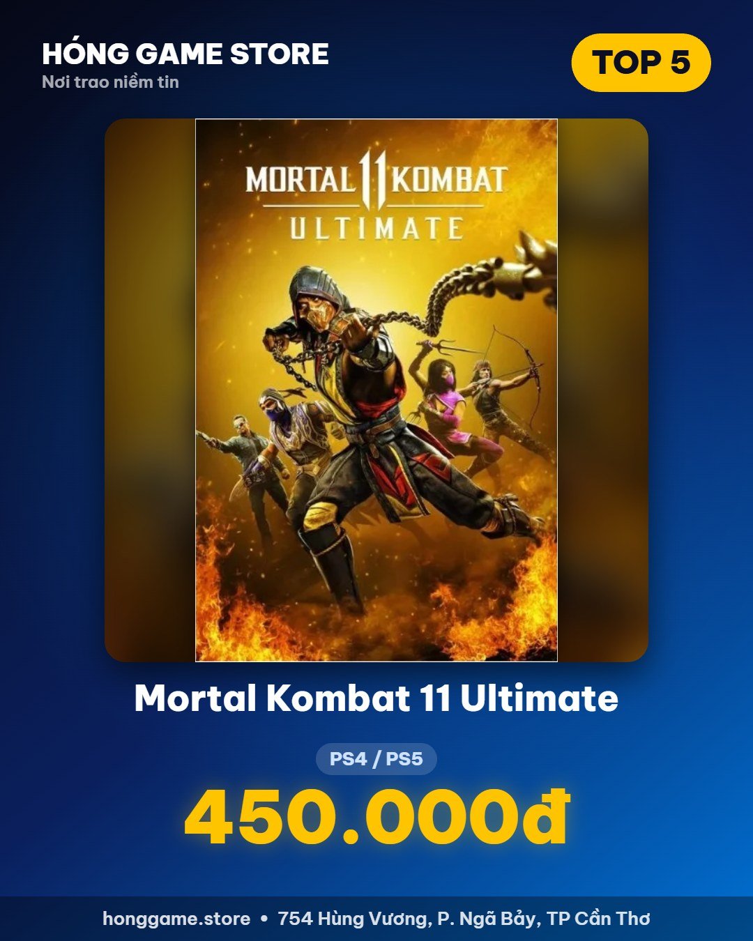 Mortal Kombat 11 Ultimate PS4 PS5 giá 450.000đ