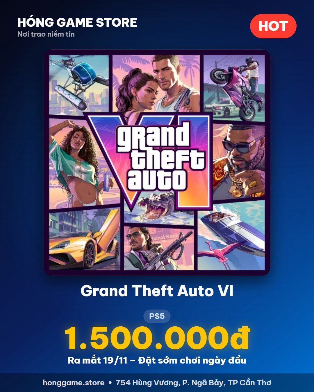 GTA VI PS5 giá 1.500.000đ