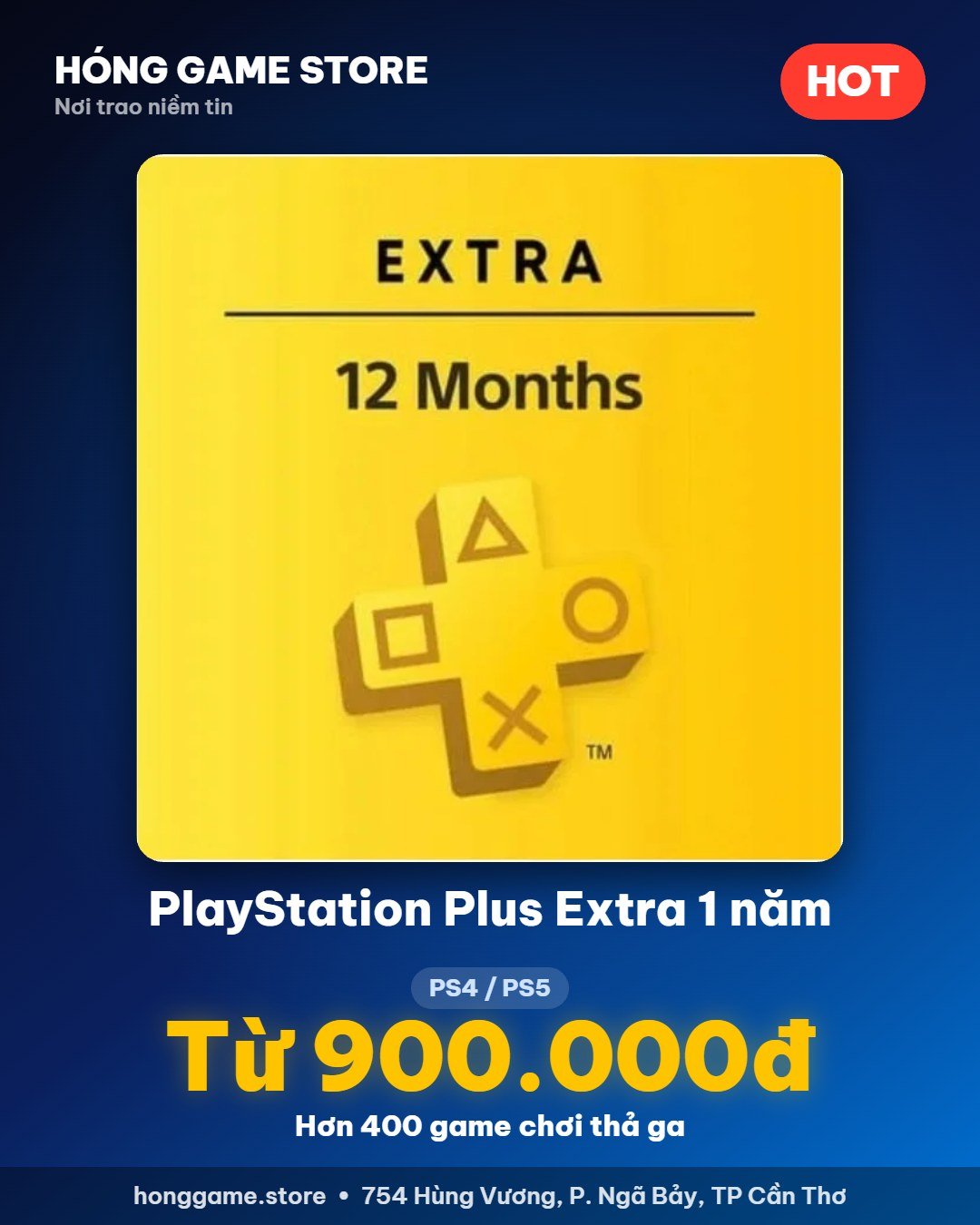 PlayStation Plus Extra 1 năm giá từ 900.000đ